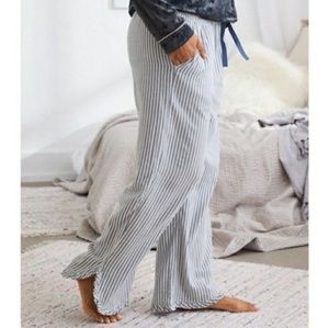 Aerie striped pajama pants